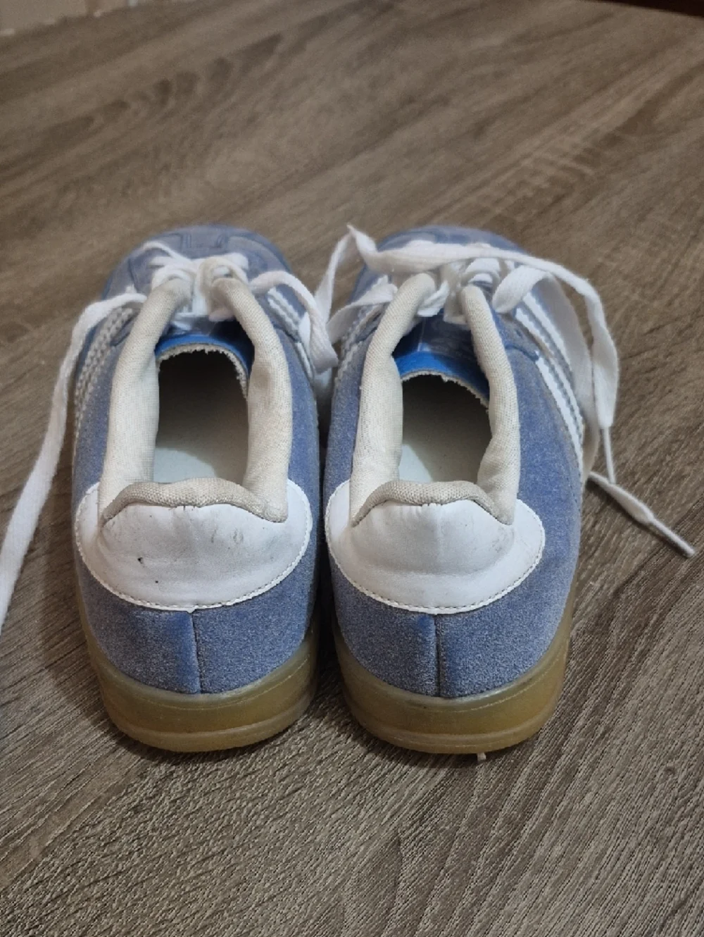 adidas Light Blue and White Women Sneakers